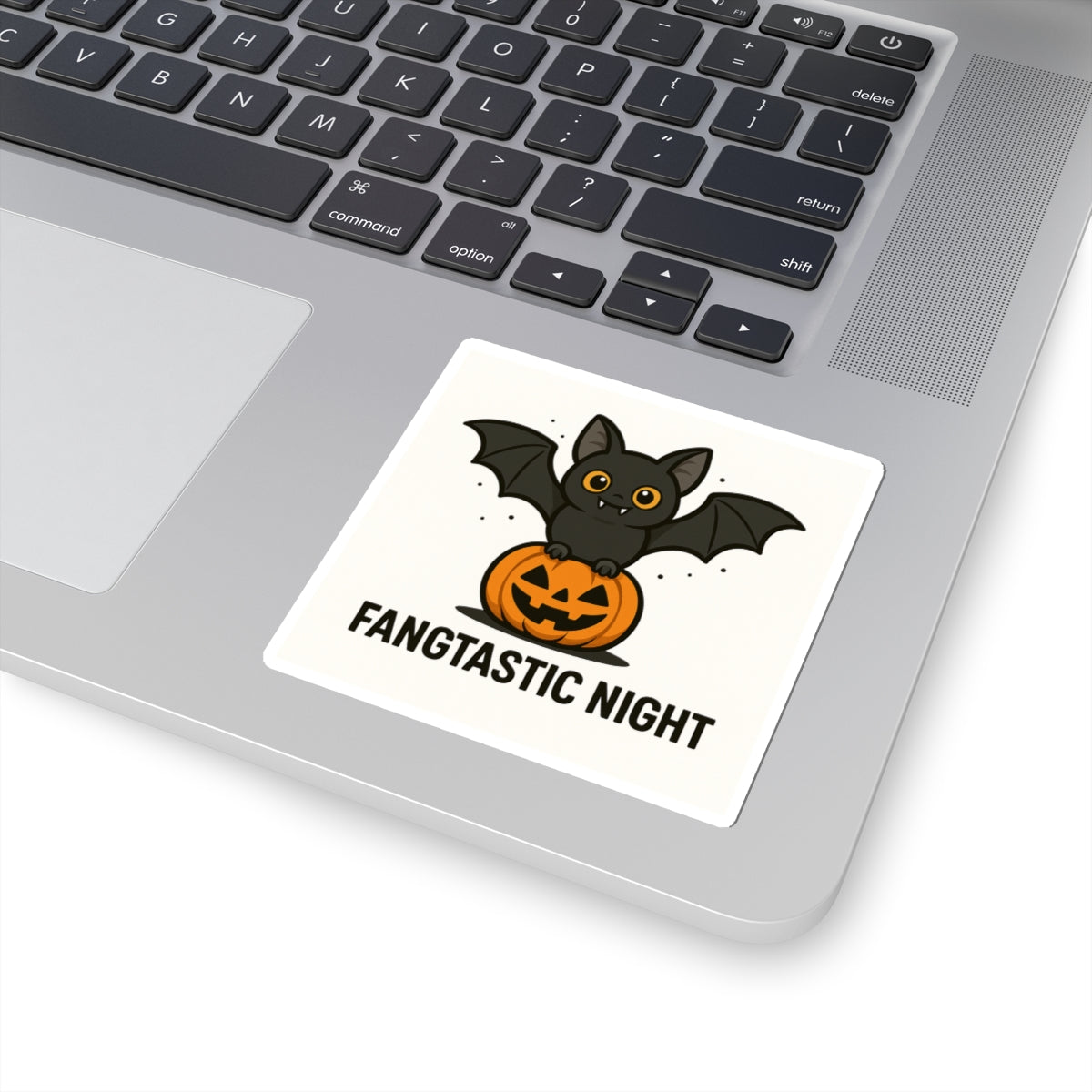Fangtastic Night Halloween Stickers, Cute Bat Stickers, Pumpkin Decor, Spooky Season, Laptop Decor, Party Favors