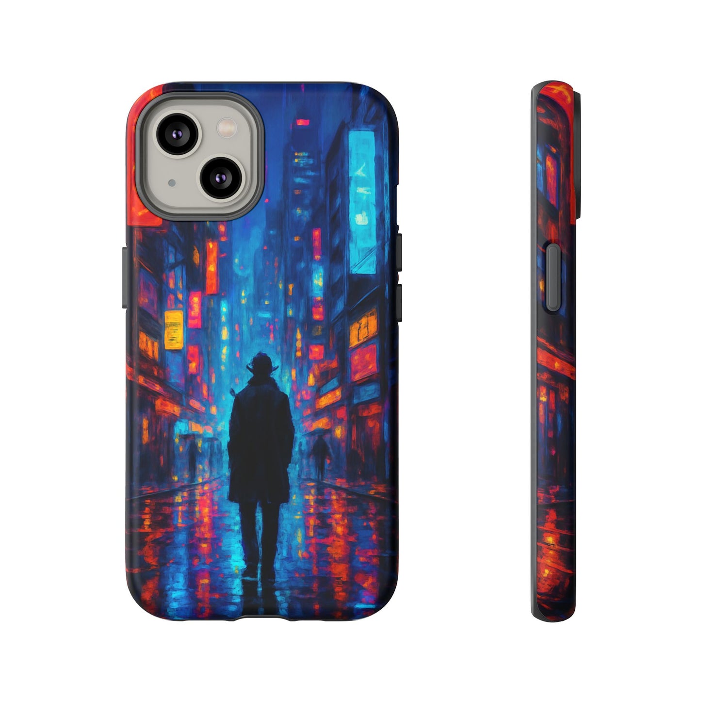 Neon City Nights – Urban Glow Phone Case