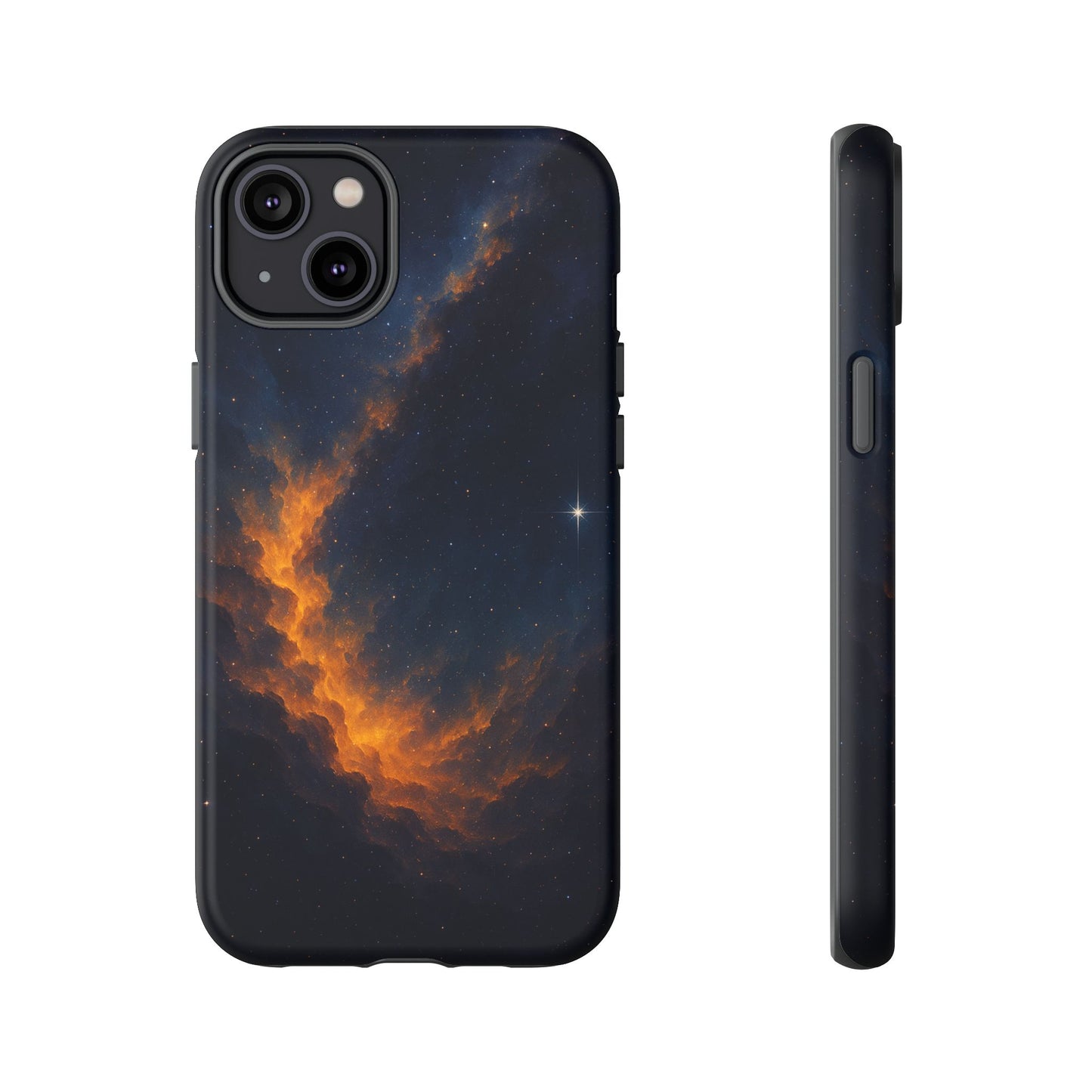 Stellar Flame – Cosmic Nebula Art Phone Case