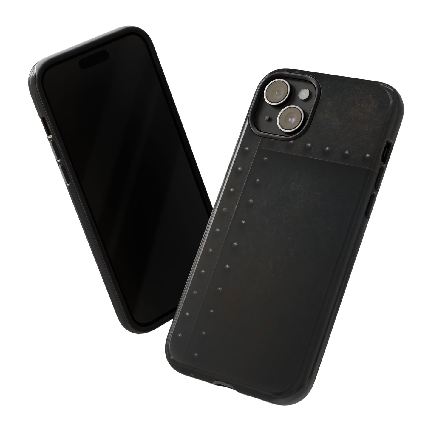 Steel & Smoke – Riveted Shadows Phone Case