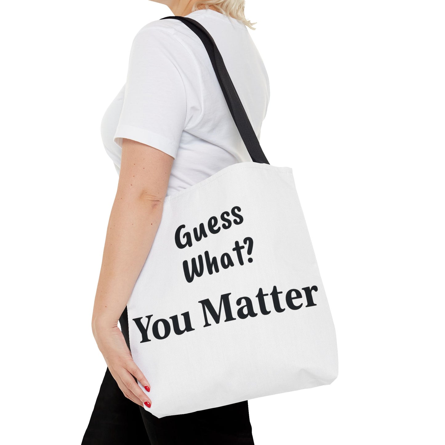 Empowering Tote Bag - You Matter, Motivational Gift, Inspirational Purse, Affirmation Bag, Unique Everyday Carry