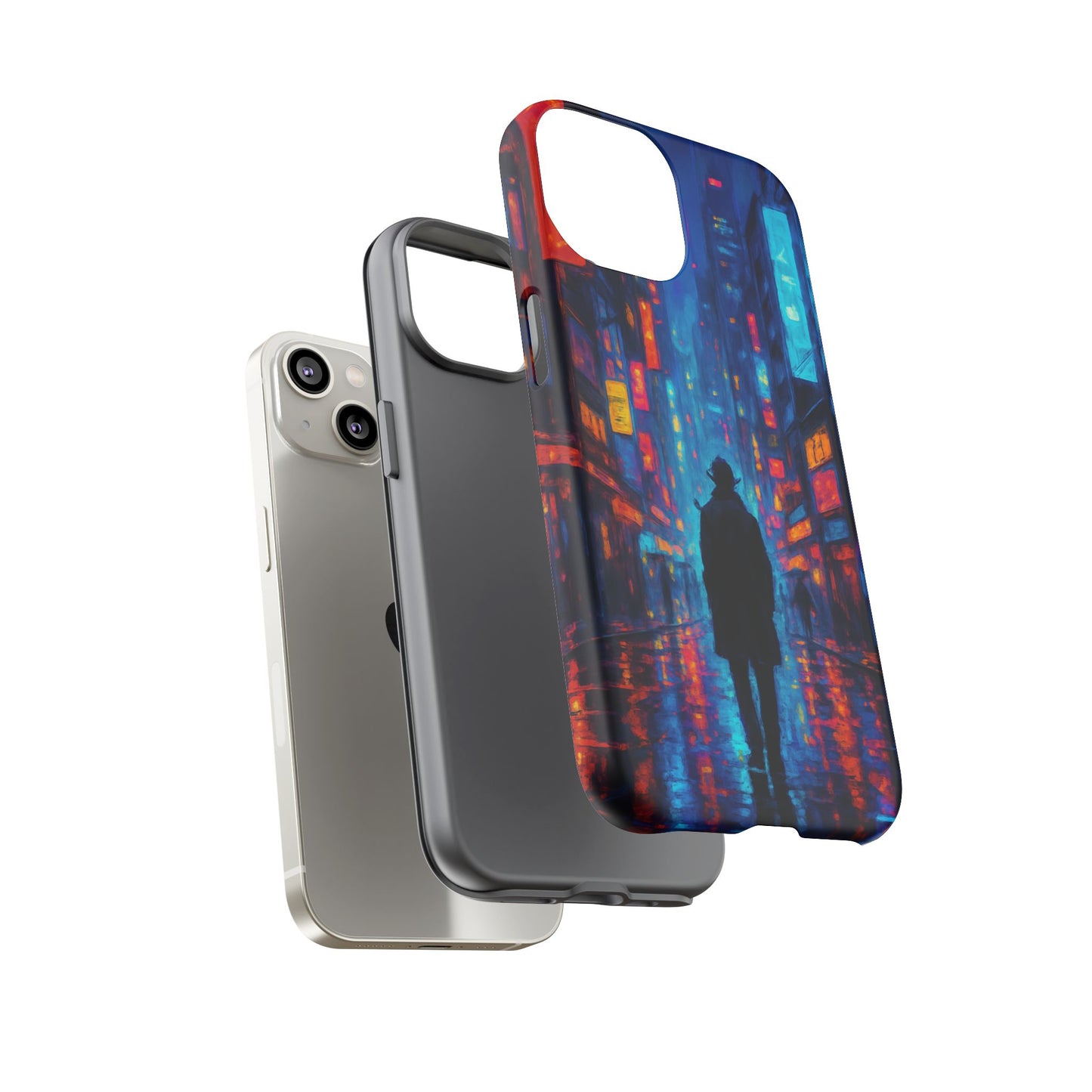Neon City Nights – Urban Glow Phone Case
