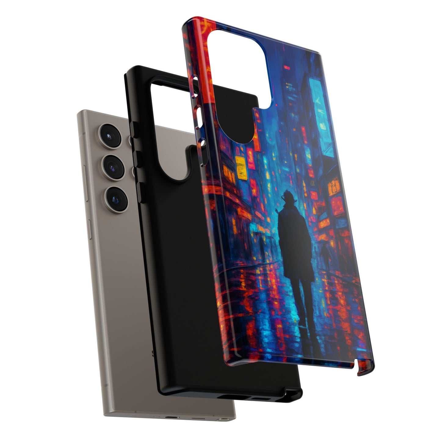 Neon City Nights – Urban Glow Phone Case