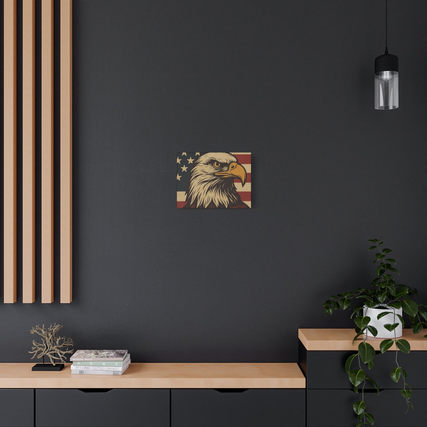 American Pride – Bald Eagle Canvas Art