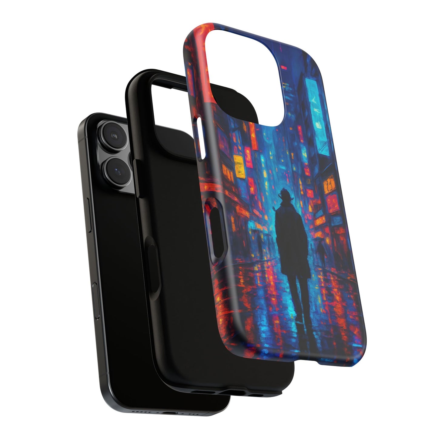 Neon City Nights – Urban Glow Phone Case