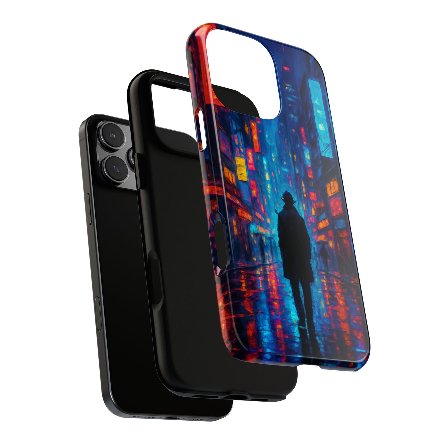 Neon City Nights – Urban Glow Phone Case