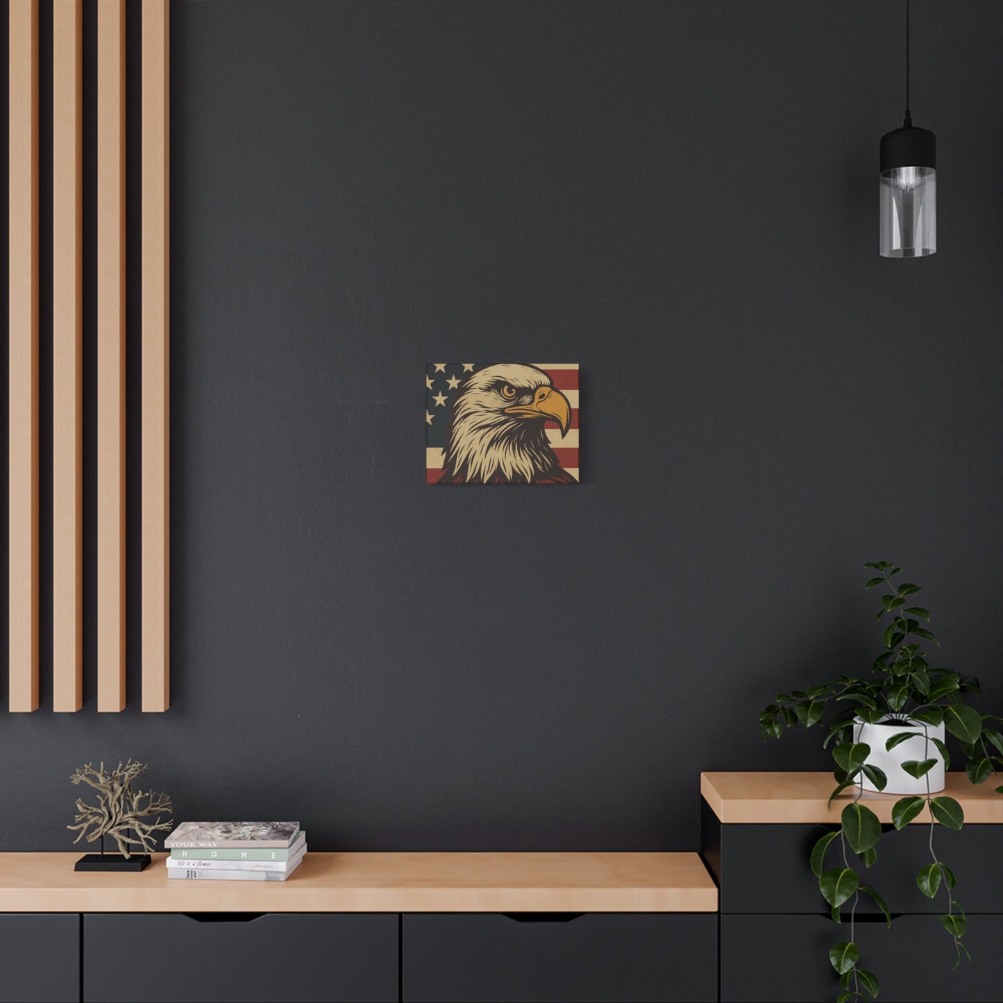 American Pride – Bald Eagle Canvas Art