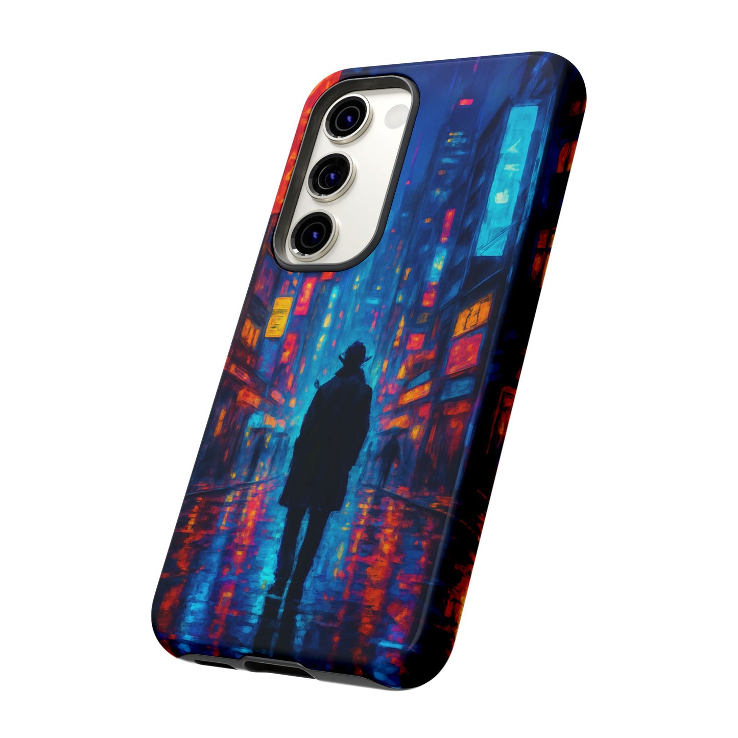 Neon City Nights – Urban Glow Phone Case