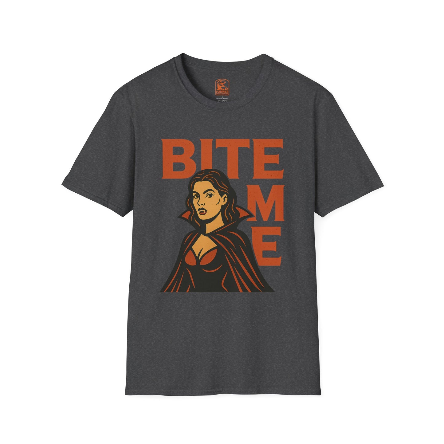 Vampire Bite Me T-Shirt, Halloween Costume Tee, Unisex Graphic Shirt, Spooky Party Outfit, Vampire Theme Fashion