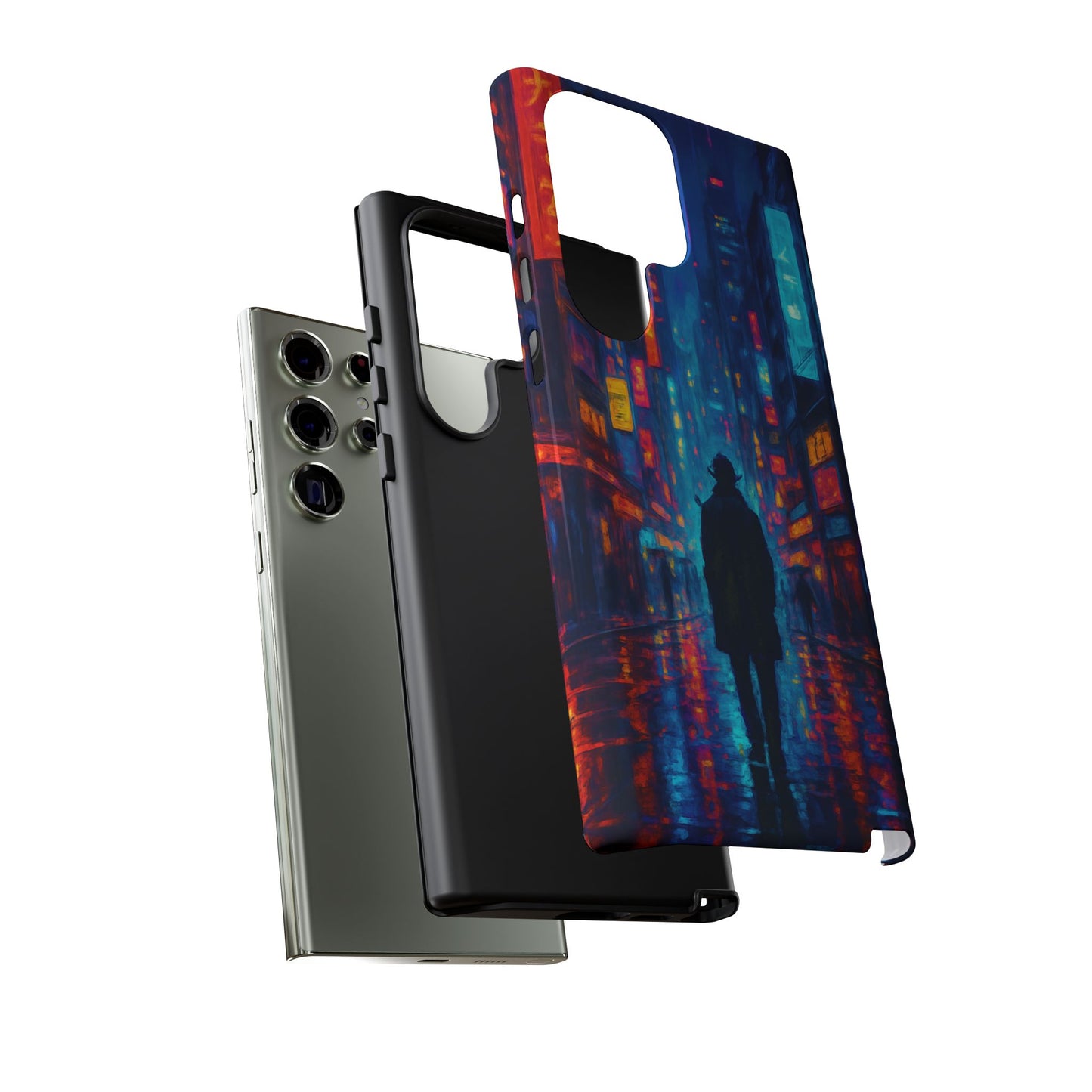 Neon City Nights – Urban Glow Phone Case