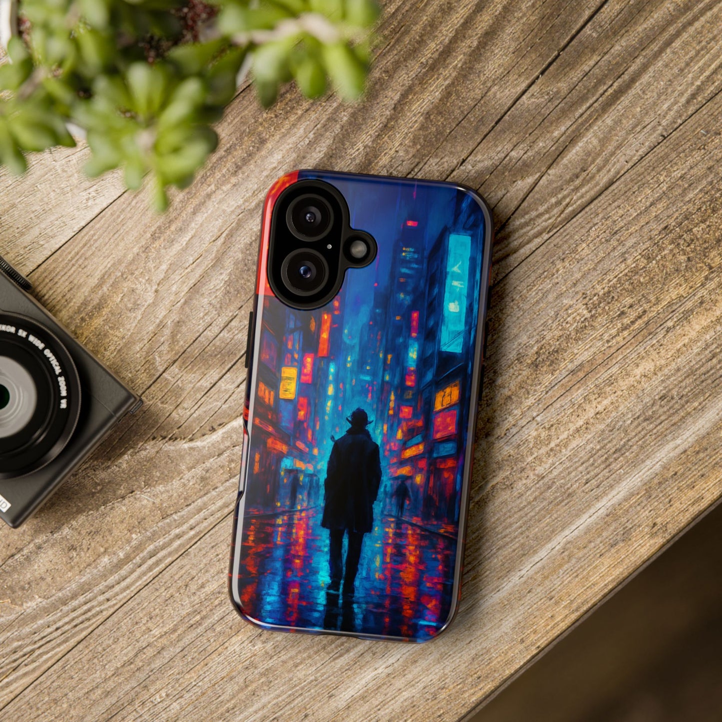 Neon City Nights – Urban Glow Phone Case