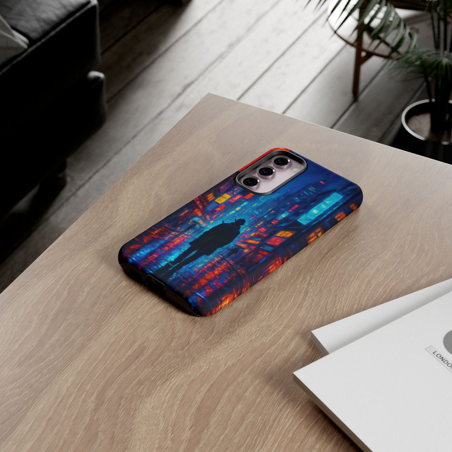 Neon City Nights – Urban Glow Phone Case