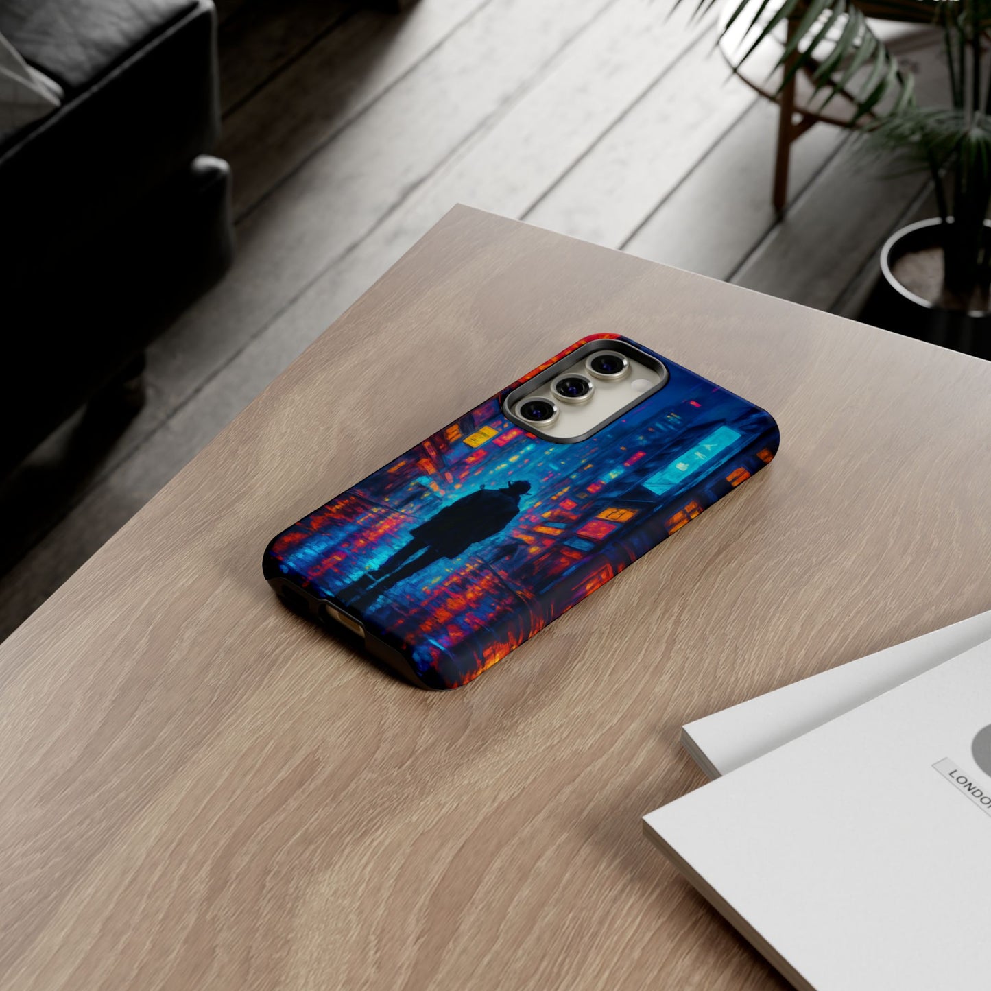 Neon City Nights – Urban Glow Phone Case