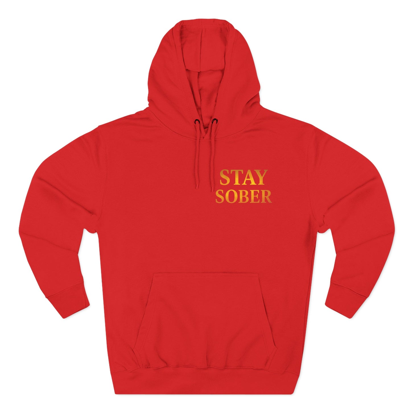 Inspirational Fleece Hoodie, Motivational Gift for Wellness, Stay Sober Apparel, Positive Affirmation Hoodie, Recovery Support Clothing
