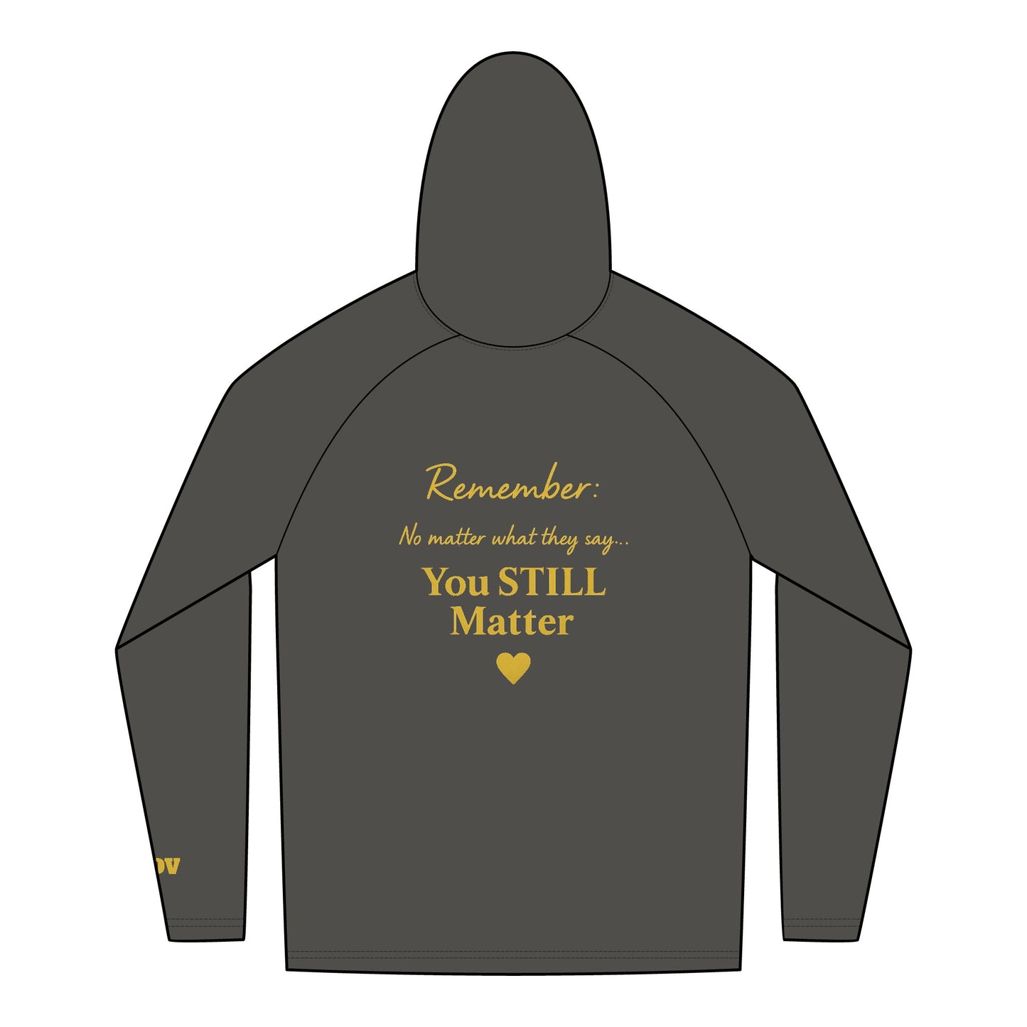 Inspirational Hoodie: You Matter Message, Unisex Hoodie, Comfort Wear, Gift for Friends, Self-Love, Motivational Apparel
