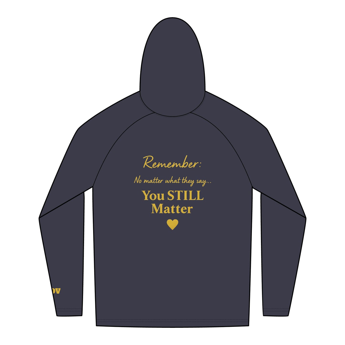 Inspirational Hoodie: You Matter Message, Unisex Hoodie, Comfort Wear, Gift for Friends, Self-Love, Motivational Apparel