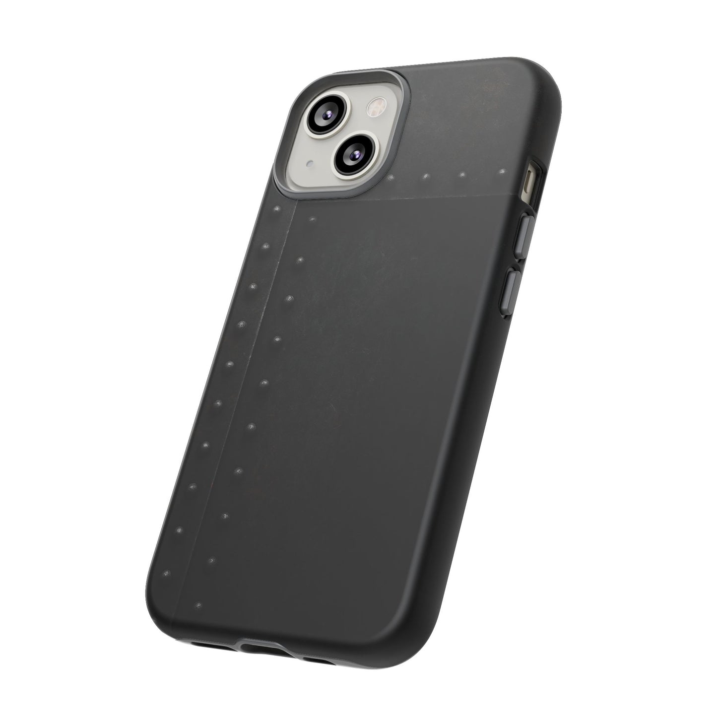 Steel & Smoke – Riveted Shadows Phone Case