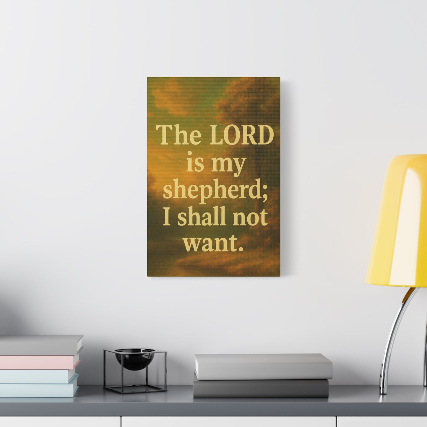 Inspirational Canvas Wall Art, Faith Decor, Home Blessing, Religious Gift, Rustic Artwork