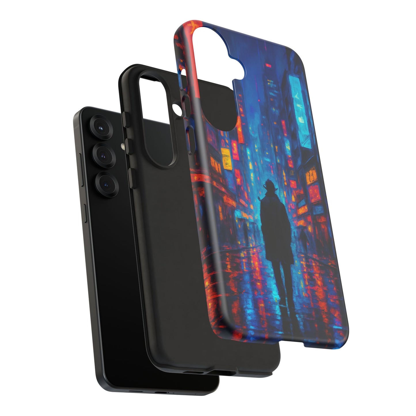 Neon City Nights – Urban Glow Phone Case