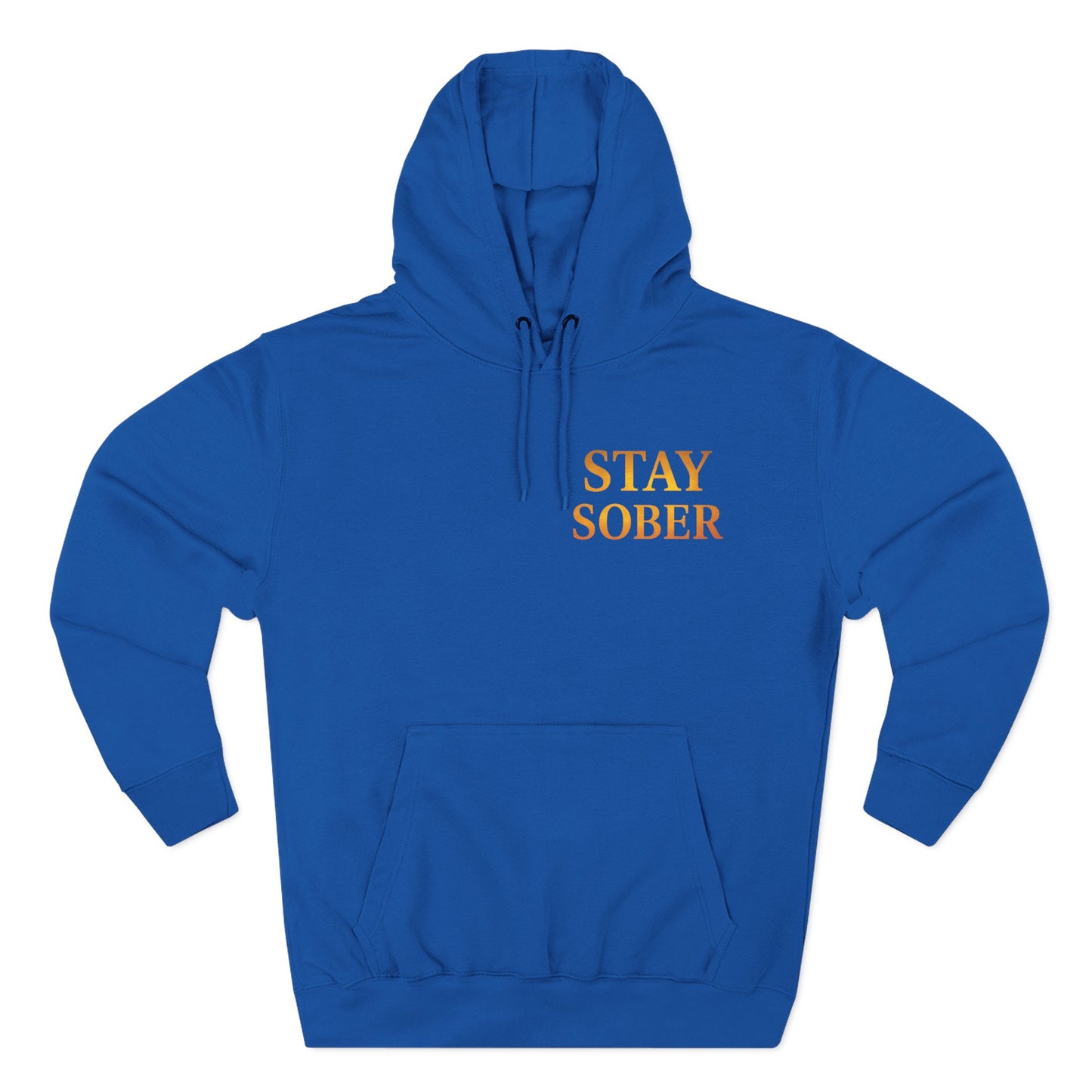 Inspirational Fleece Hoodie, Motivational Gift for Wellness, Stay Sober Apparel, Positive Affirmation Hoodie, Recovery Support Clothing