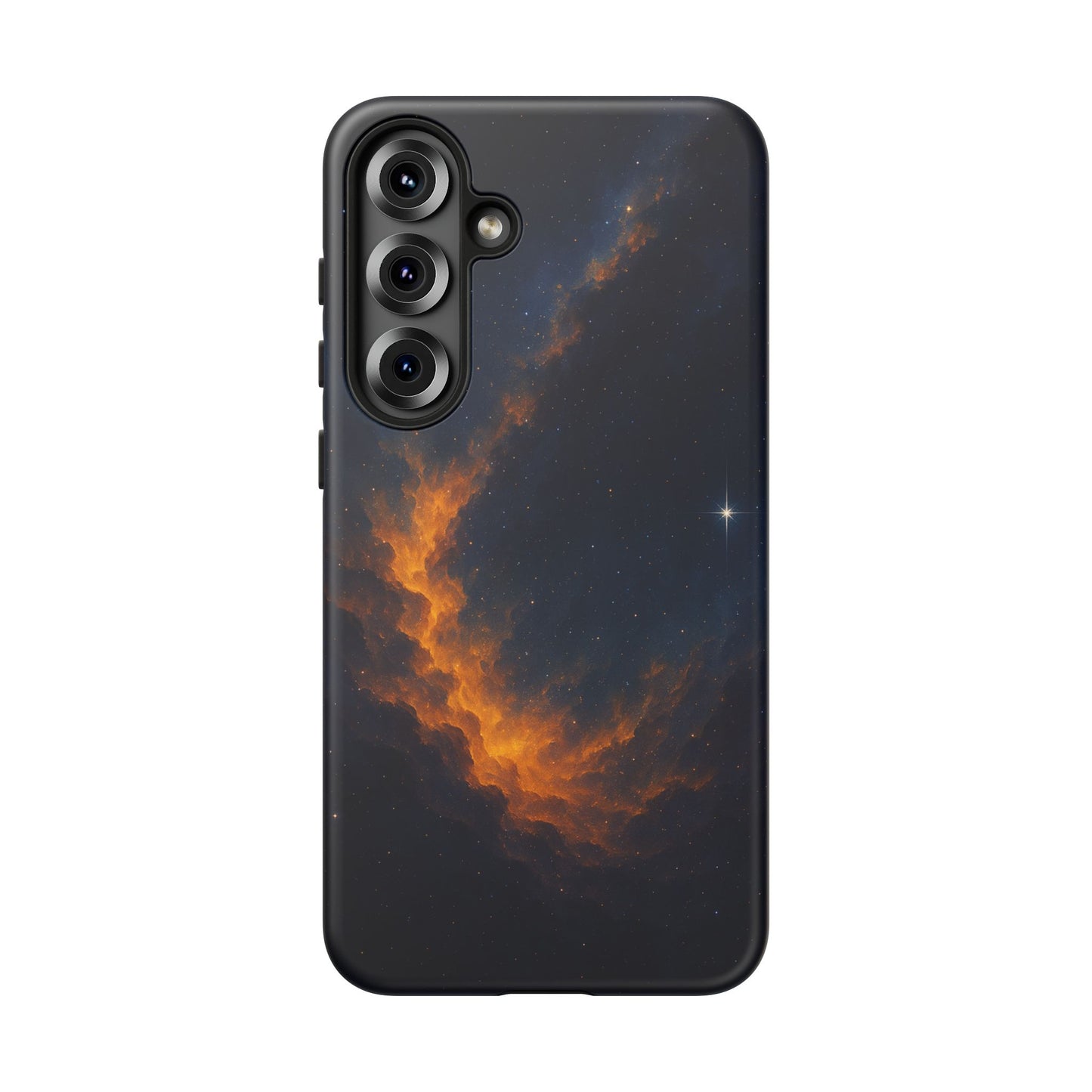 Stellar Flame – Cosmic Nebula Art Phone Case