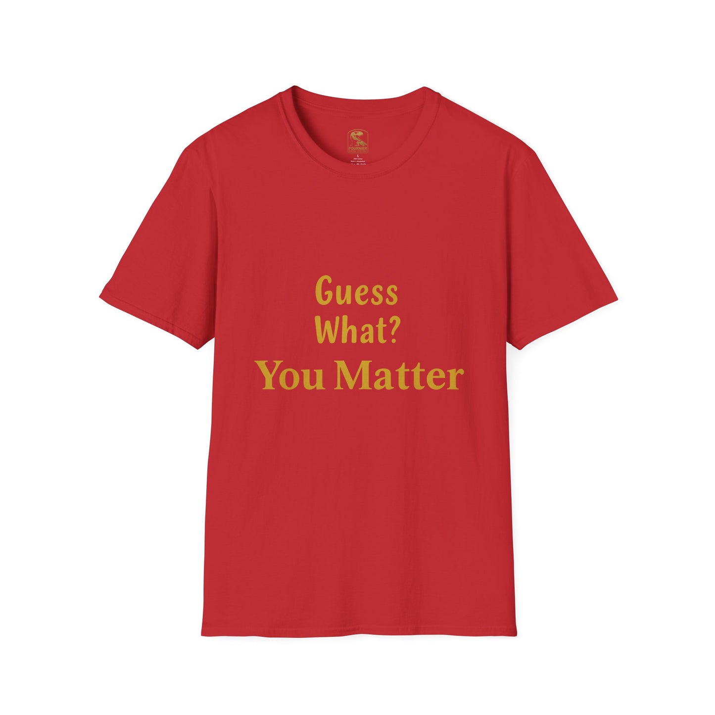 Positive Affirmation T-Shirt - You Matter, Motivational Gift, Unisex Apparel, Inspirational Wear, Self-Love, Support Reminder