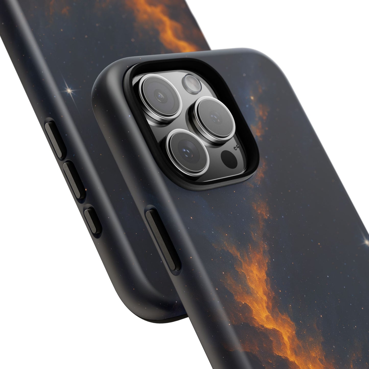 Stellar Flame – Cosmic Nebula Art Phone Case