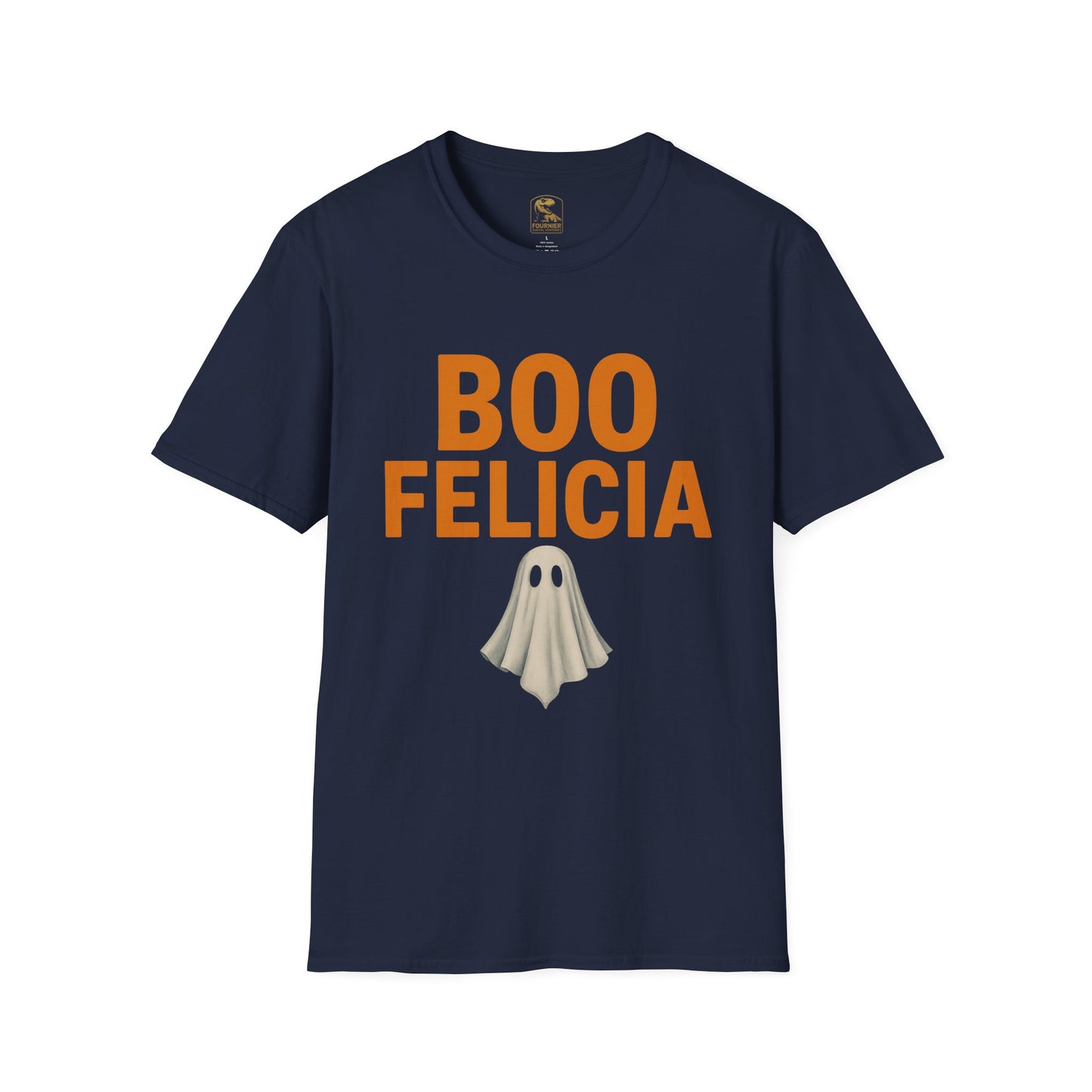 Boo Felicia Halloween T-Shirt, Funny Ghost Tee, Unisex Softstyle Shirt, Spooky Season Apparel, Halloween Party Outfit, Fall Fashion Tops