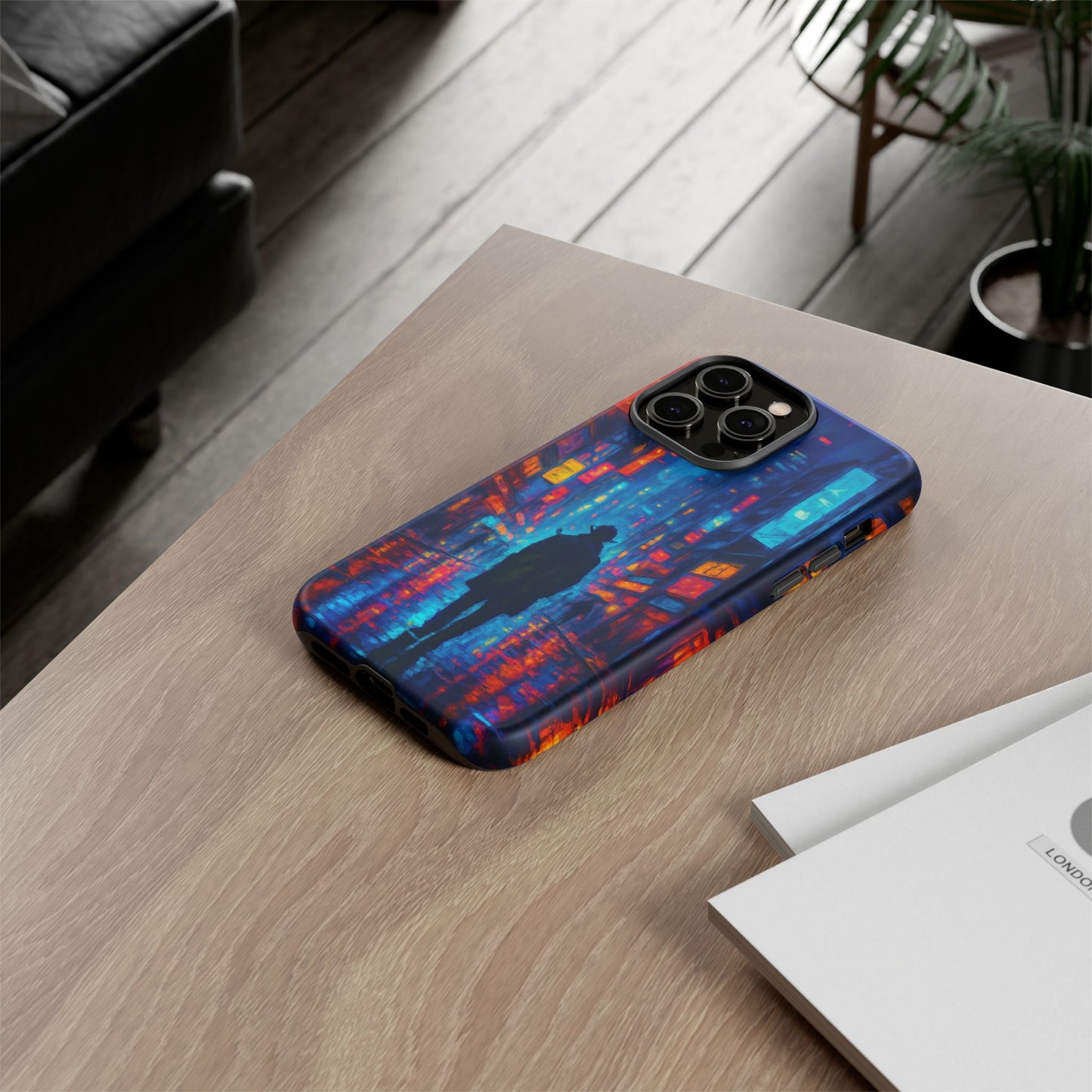 Neon City Nights – Urban Glow Phone Case