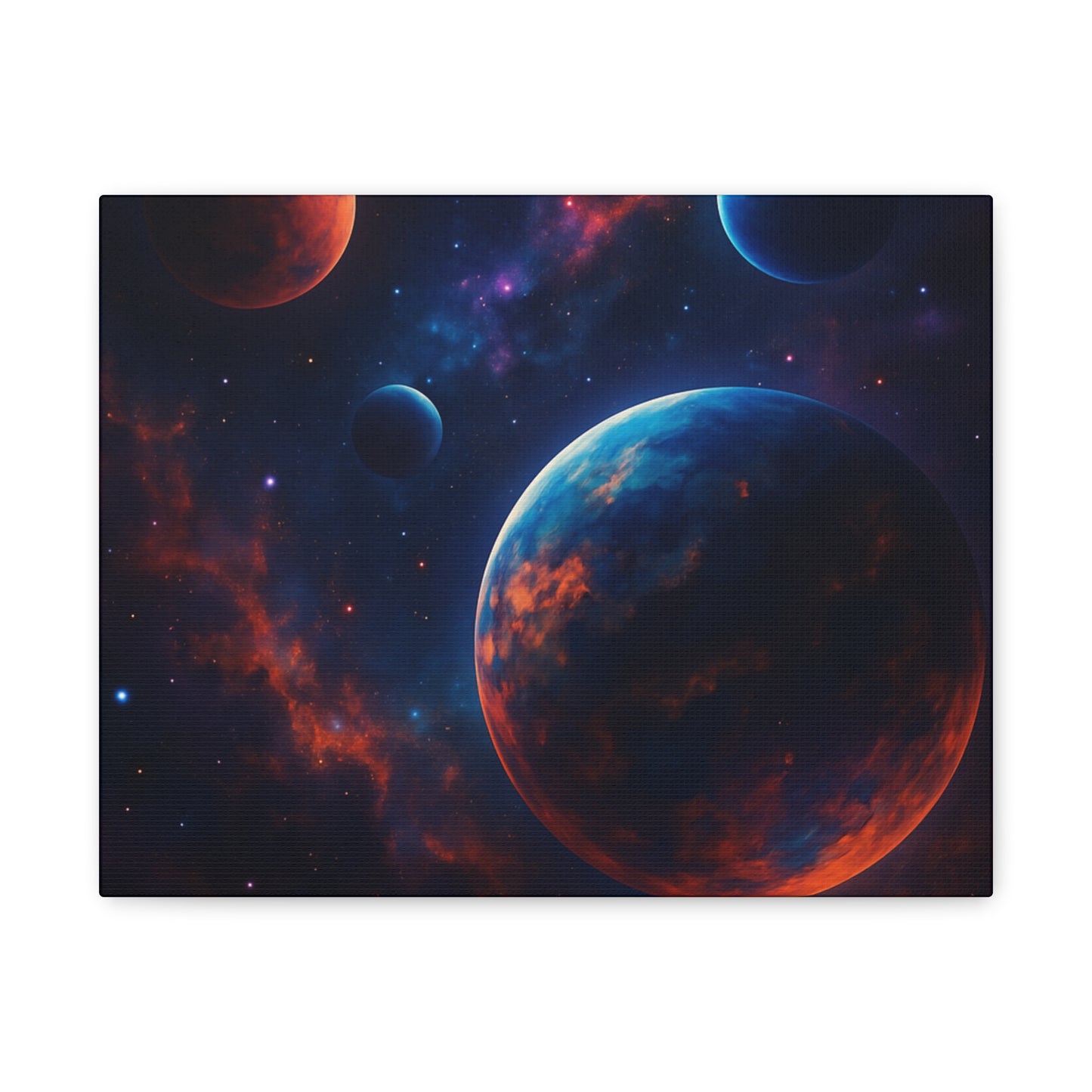 Cosmic Wall Art, Galaxy Canvas, Space Decor, Home Decoration, Astronomical Print, Nebula Artwork, Starry Wall Hanging