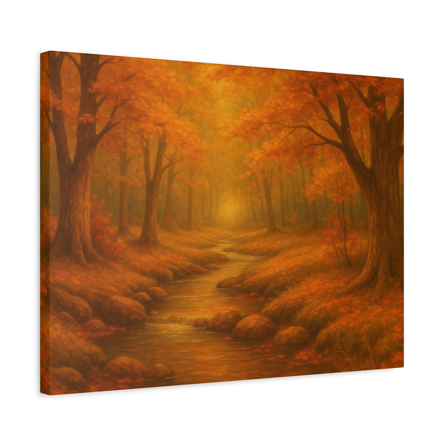 Autumn Landscape Canvas Print, Cozy Home Decor, Fall Wall Art, Nature Inspired Gift, Thanksgiving Decoration