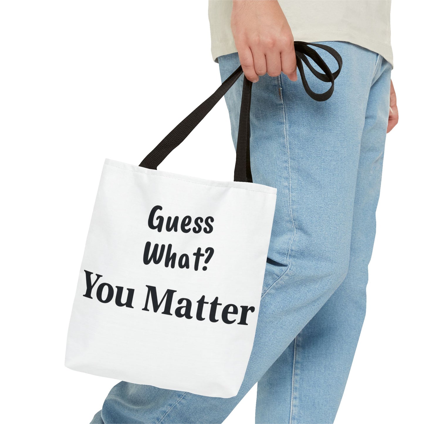 Empowering Tote Bag - You Matter, Motivational Gift, Inspirational Purse, Affirmation Bag, Unique Everyday Carry