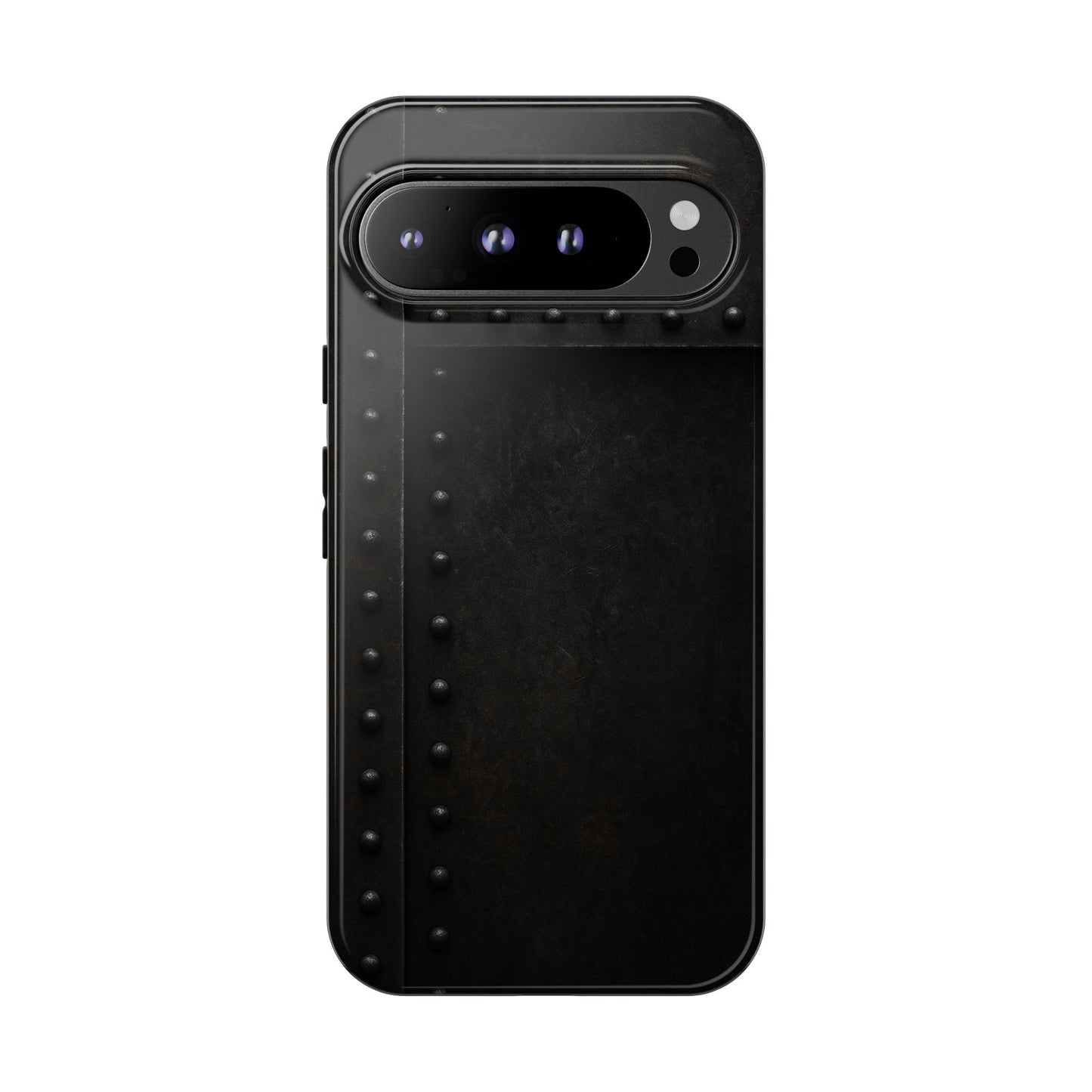 Steel & Smoke – Riveted Shadows Phone Case
