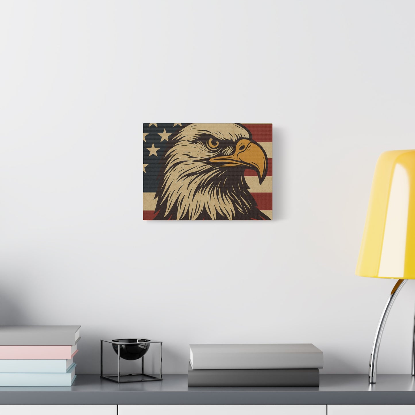 American Pride – Bald Eagle Canvas Art