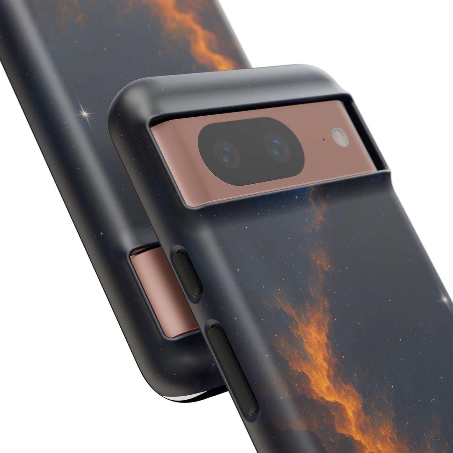 Stellar Flame – Cosmic Nebula Art Phone Case