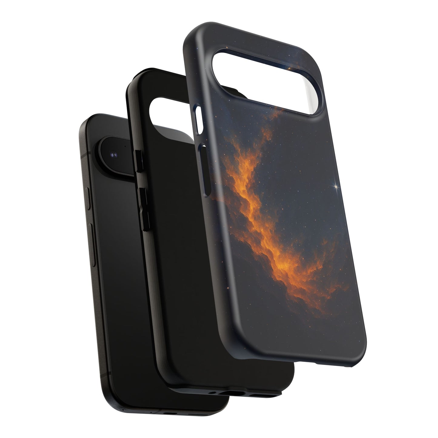 Stellar Flame – Cosmic Nebula Art Phone Case