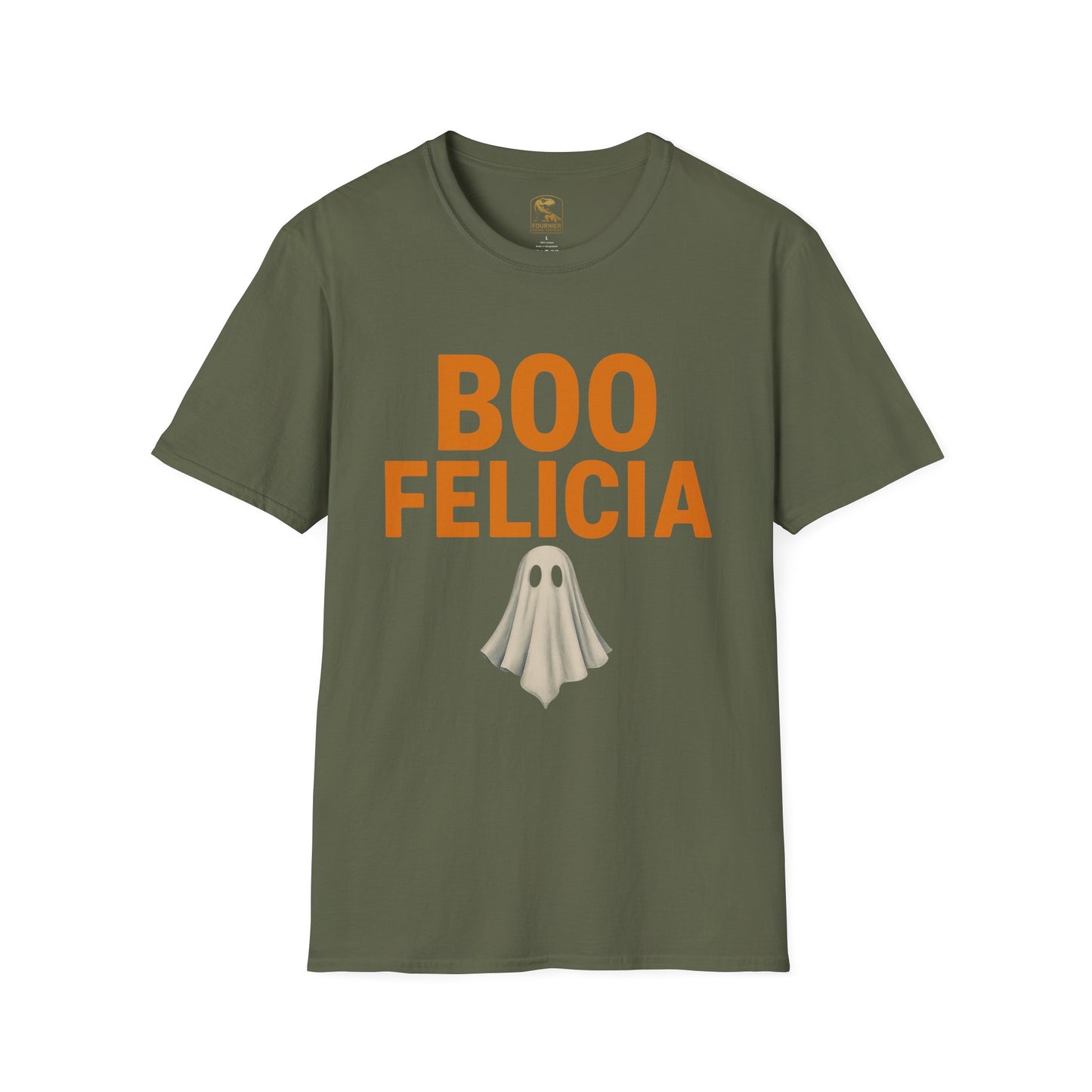 Boo Felicia Halloween T-Shirt, Funny Ghost Tee, Unisex Softstyle Shirt, Spooky Season Apparel, Halloween Party Outfit, Fall Fashion Tops