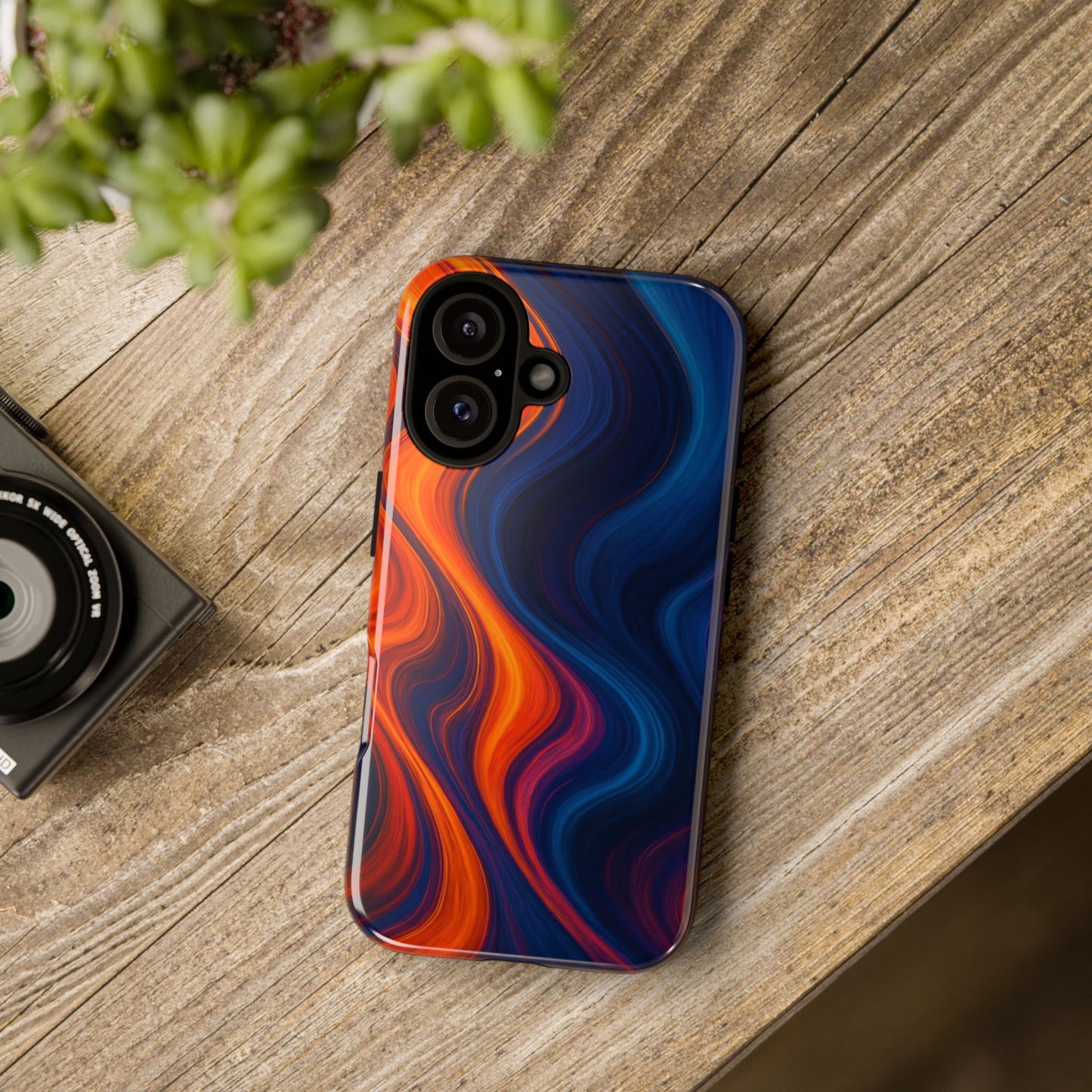 Stylish Phone Case, Protective Cover for iPhone, Unique Gift for Tech Lovers, Vibrant Design, Birthday, Holiday, Everyday Use