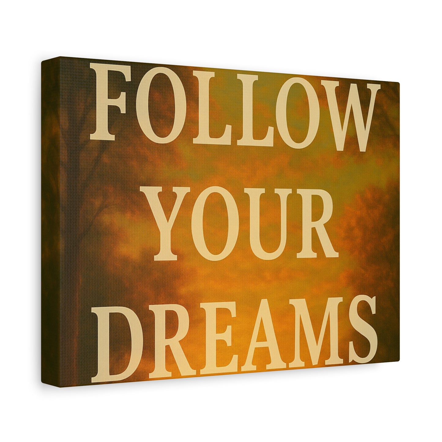 Inspirational Canvas Wall Art, Motivational Decor for Home and Office, Follow Your Dreams