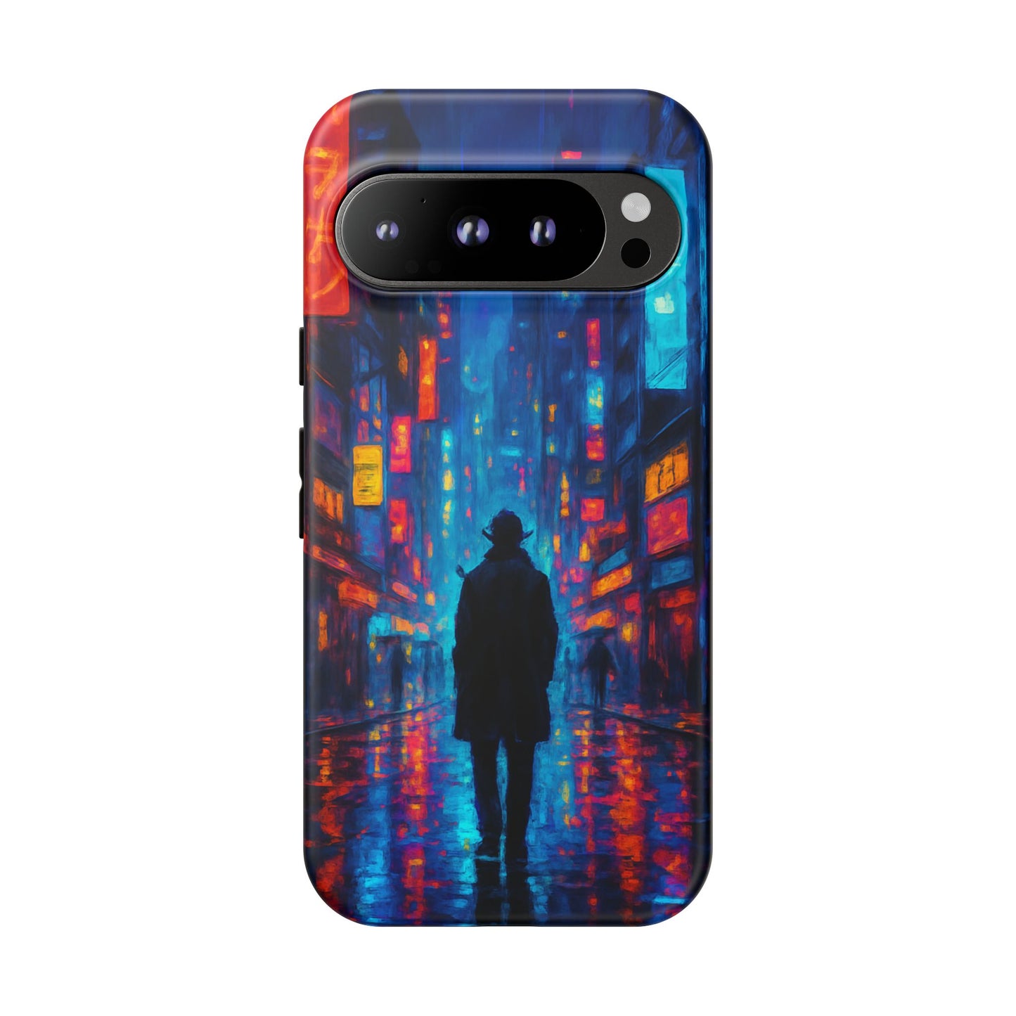 Neon City Nights – Urban Glow Phone Case