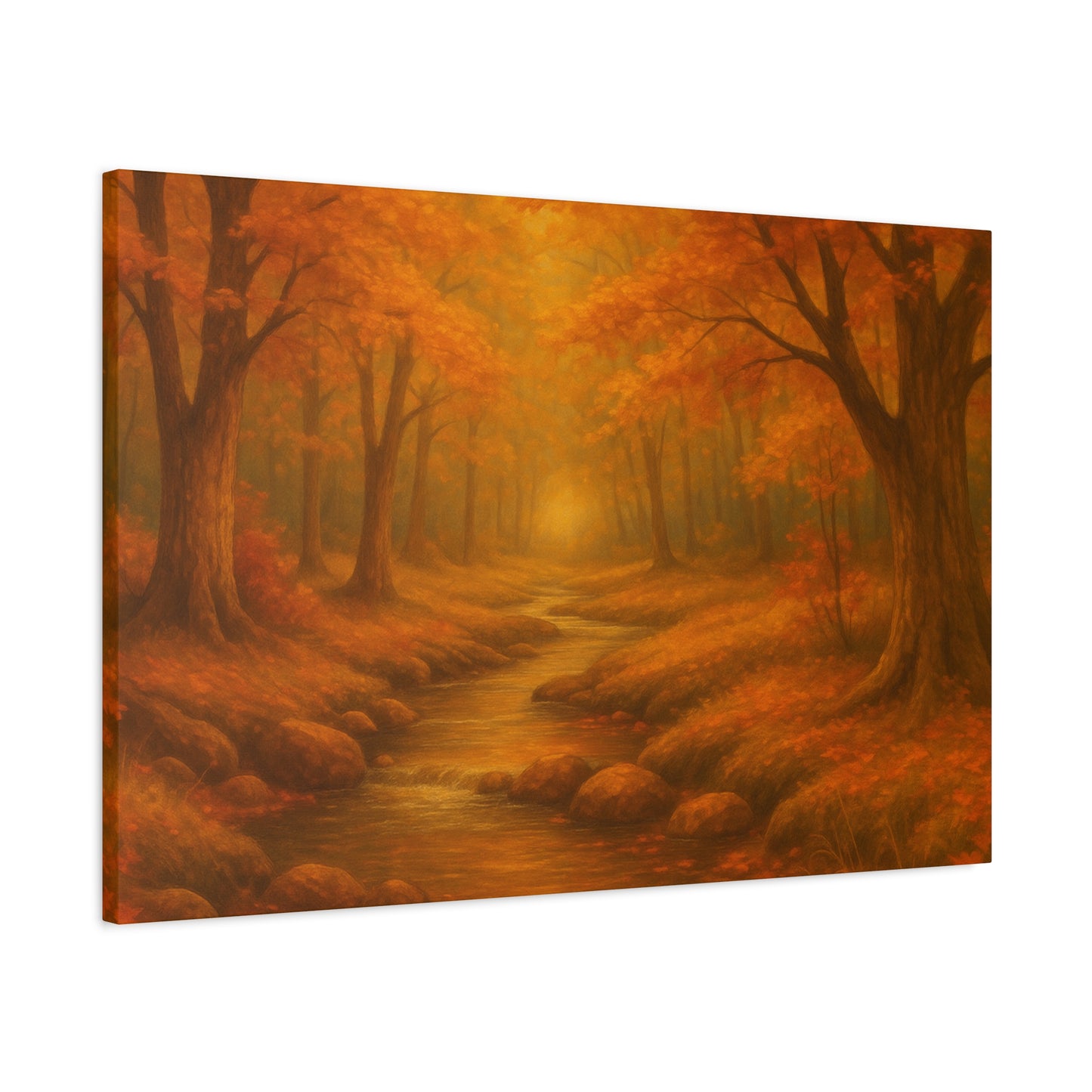 Autumn Landscape Canvas Print, Cozy Home Decor, Fall Wall Art, Nature Inspired Gift, Thanksgiving Decoration