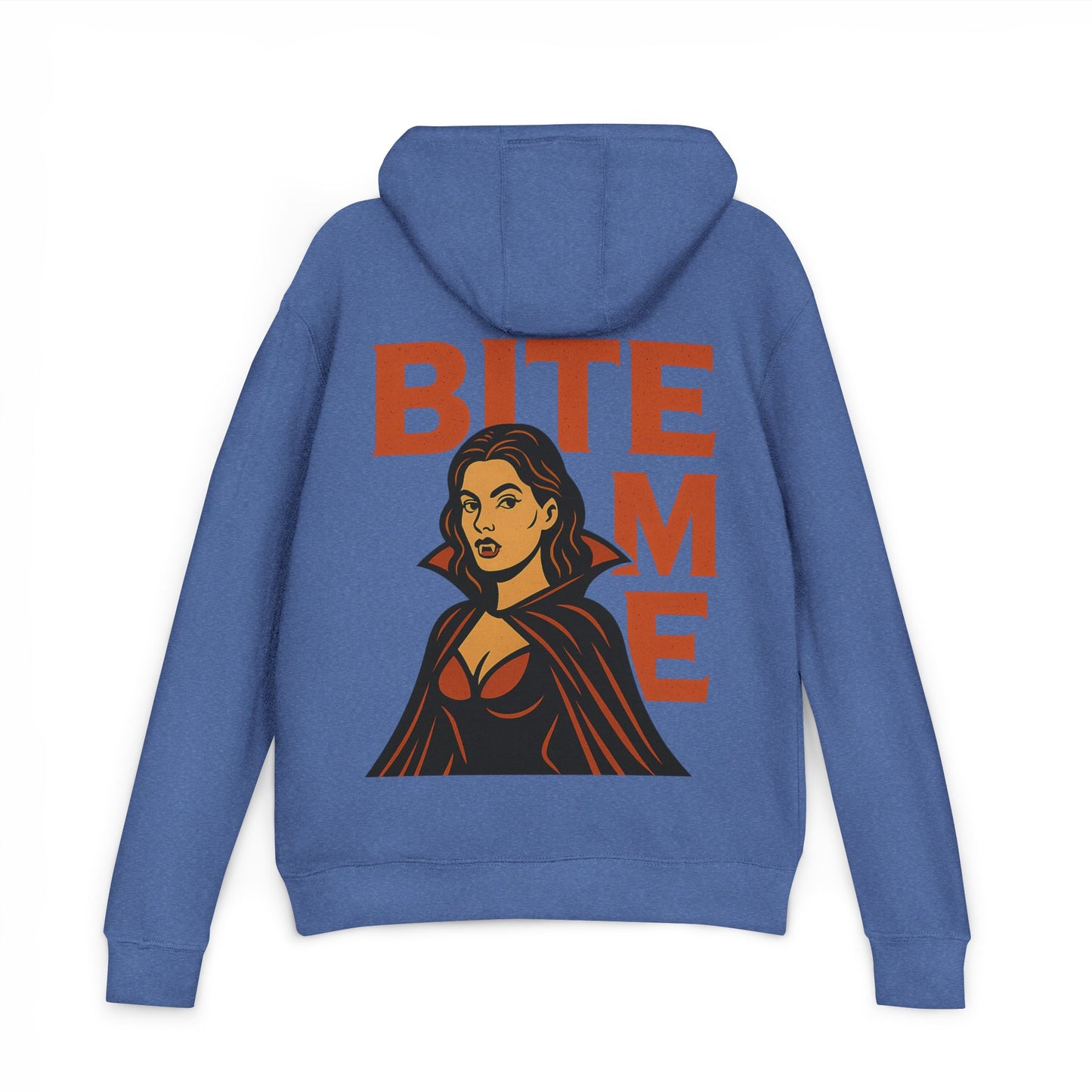Vampire Bite Me Hoodie, Unisex Halloween Sweatshirt, Spooky Season Apparel, Gothic Fashion, Unique Gift for Vampires