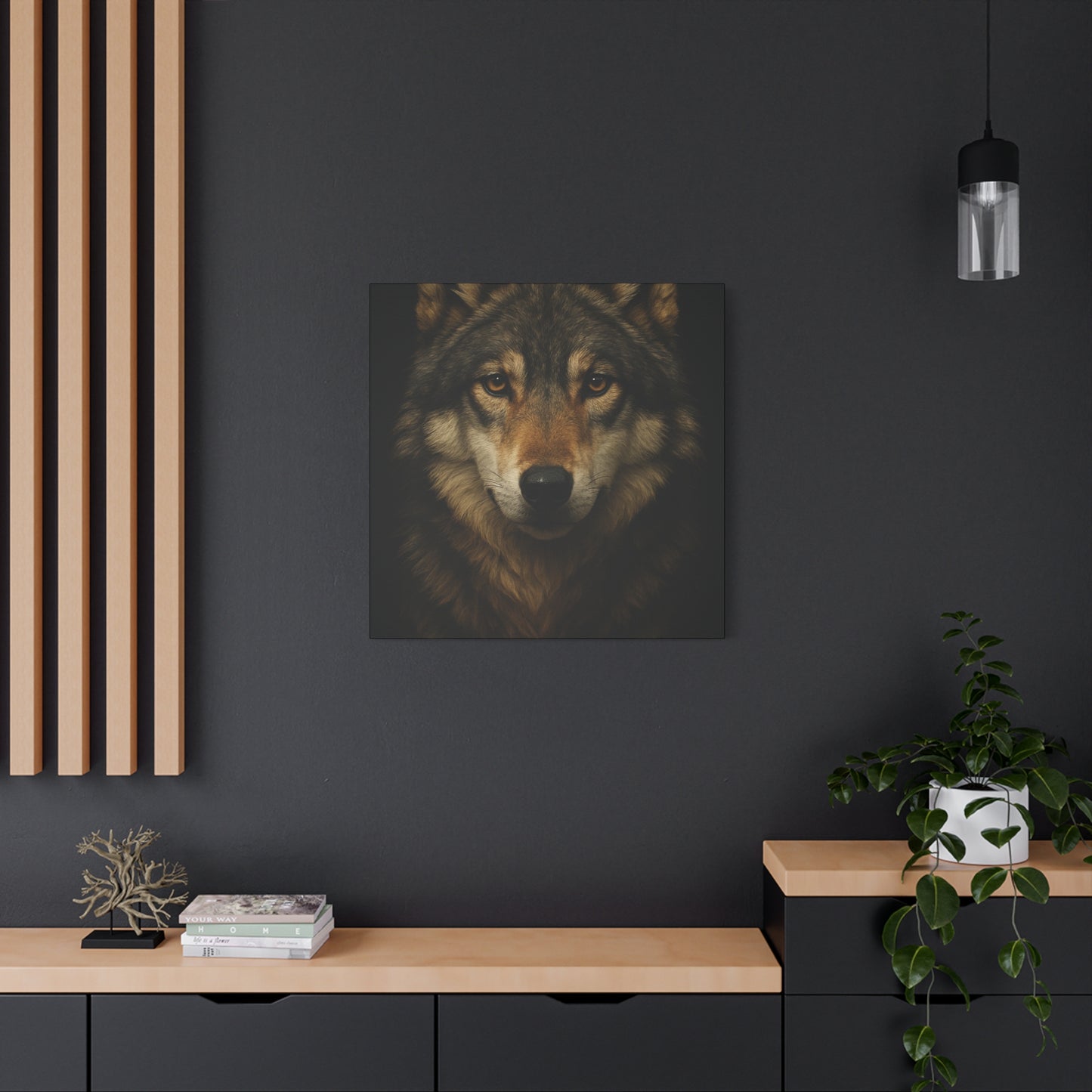 Wolf Portrait Wall Art Print, Nature Decor, Home Office, Animal Lovers Gift, Wildlife Artwork, Forest Themed Decoration
