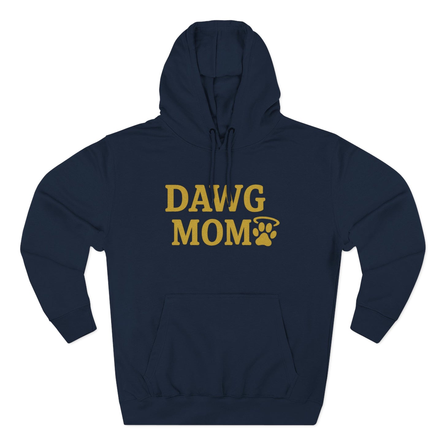 Dawg Mom Fleece Hoodie - Cozy Dog Lover Sweatshirt, Gift for Pet Moms, Animal Lover Apparel, Dog-Themed Clothing, Gifts for Dog Owners