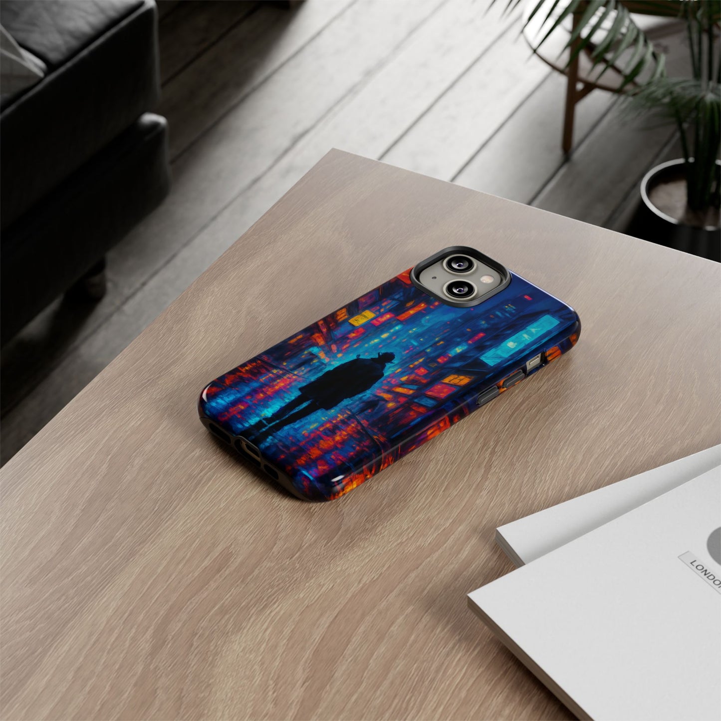 Neon City Nights – Urban Glow Phone Case