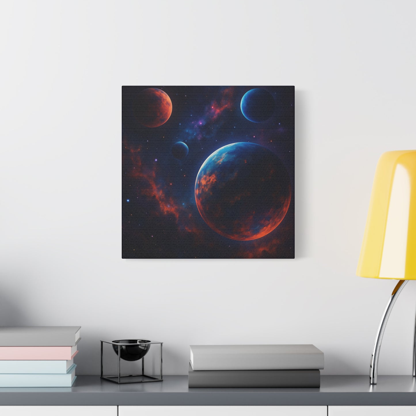 Cosmic Wall Art, Galaxy Canvas, Space Decor, Home Decoration, Astronomical Print, Nebula Artwork, Starry Wall Hanging