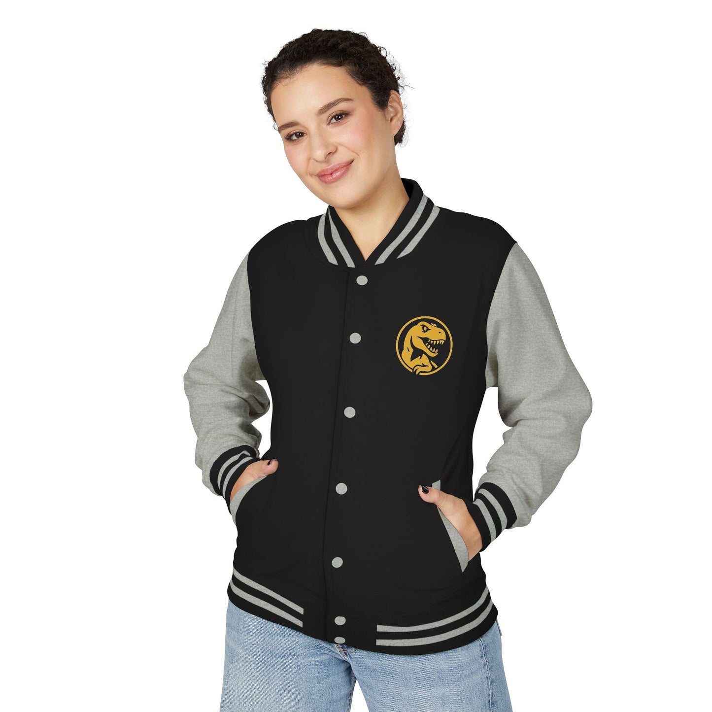 Unisex Heavyweight Letterman Jacket - Vintage Style, Perfect Gift for Recovery and Motivation, Casual Wear, Sports Jacket, College Style