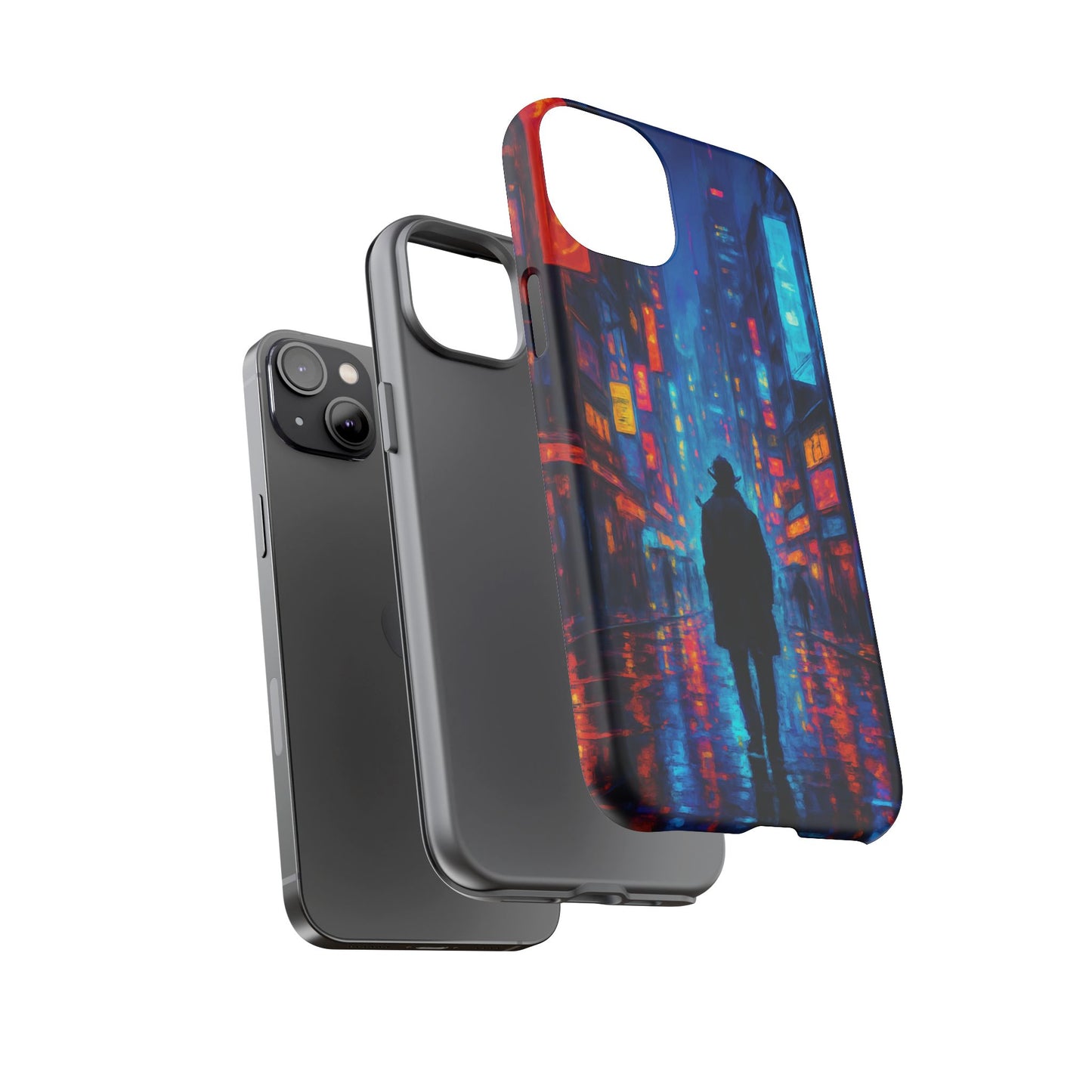 Neon City Nights – Urban Glow Phone Case