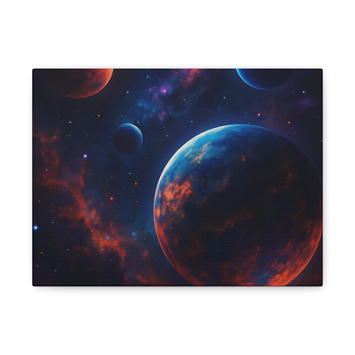 Cosmic Wall Art, Galaxy Canvas, Space Decor, Home Decoration, Astronomical Print, Nebula Artwork, Starry Wall Hanging