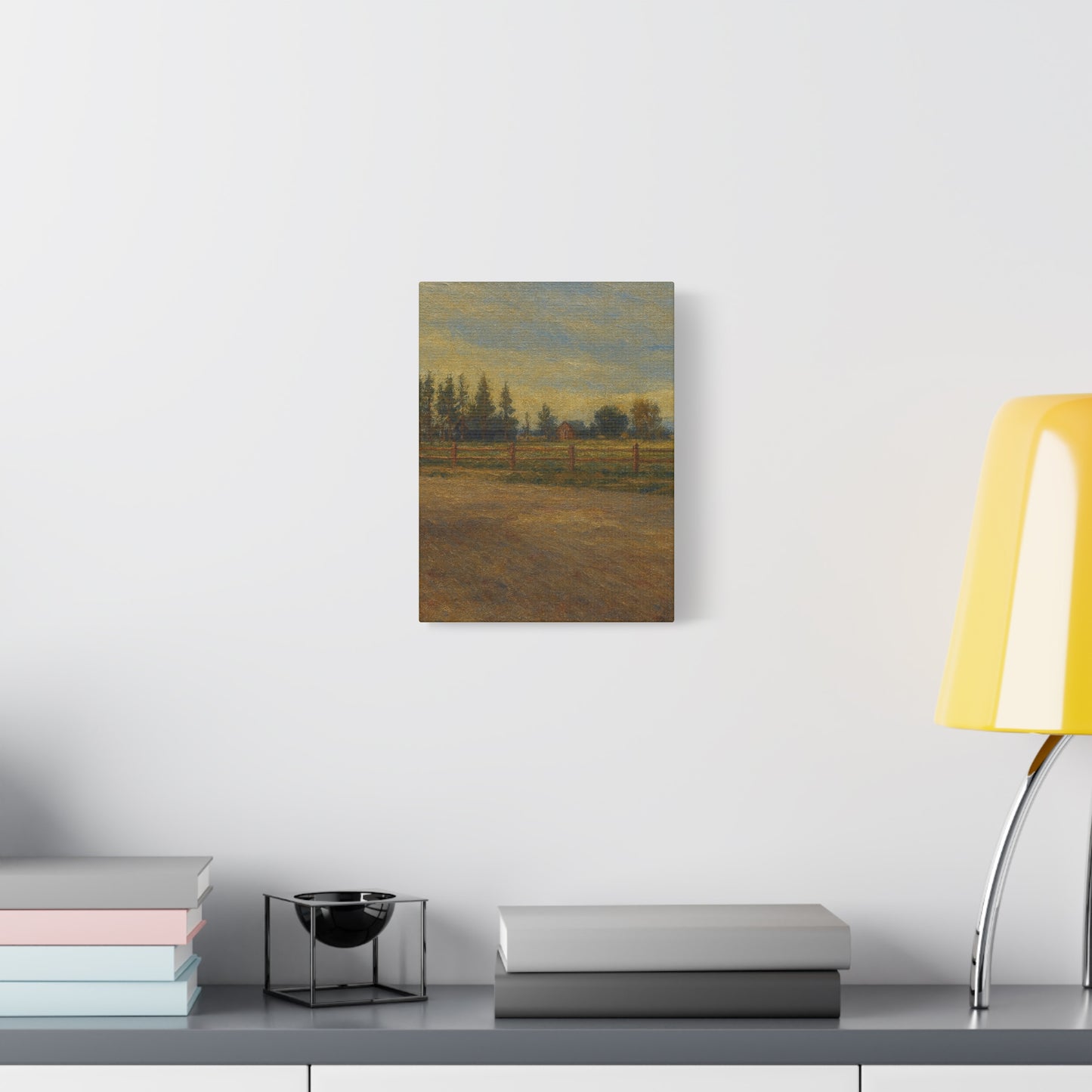 Rustic Landscape Canvas Print, Home Decor, Art for Living Room, Farmhouse Style, Gift for Art Lovers